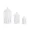 Latern Home ESPRIT Бял Кристал Желязо Shabby Chic 20 x 20 x 55 cm (3 Части)