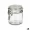 Буркан Прозрачен Метал Cтъкло Силикон 250 ml 11,5 x 10 x 8,5 cm (6 броя)