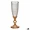 Чаша за шампанско Точки Кехлибар Cтъкло 180 ml (6 броя)